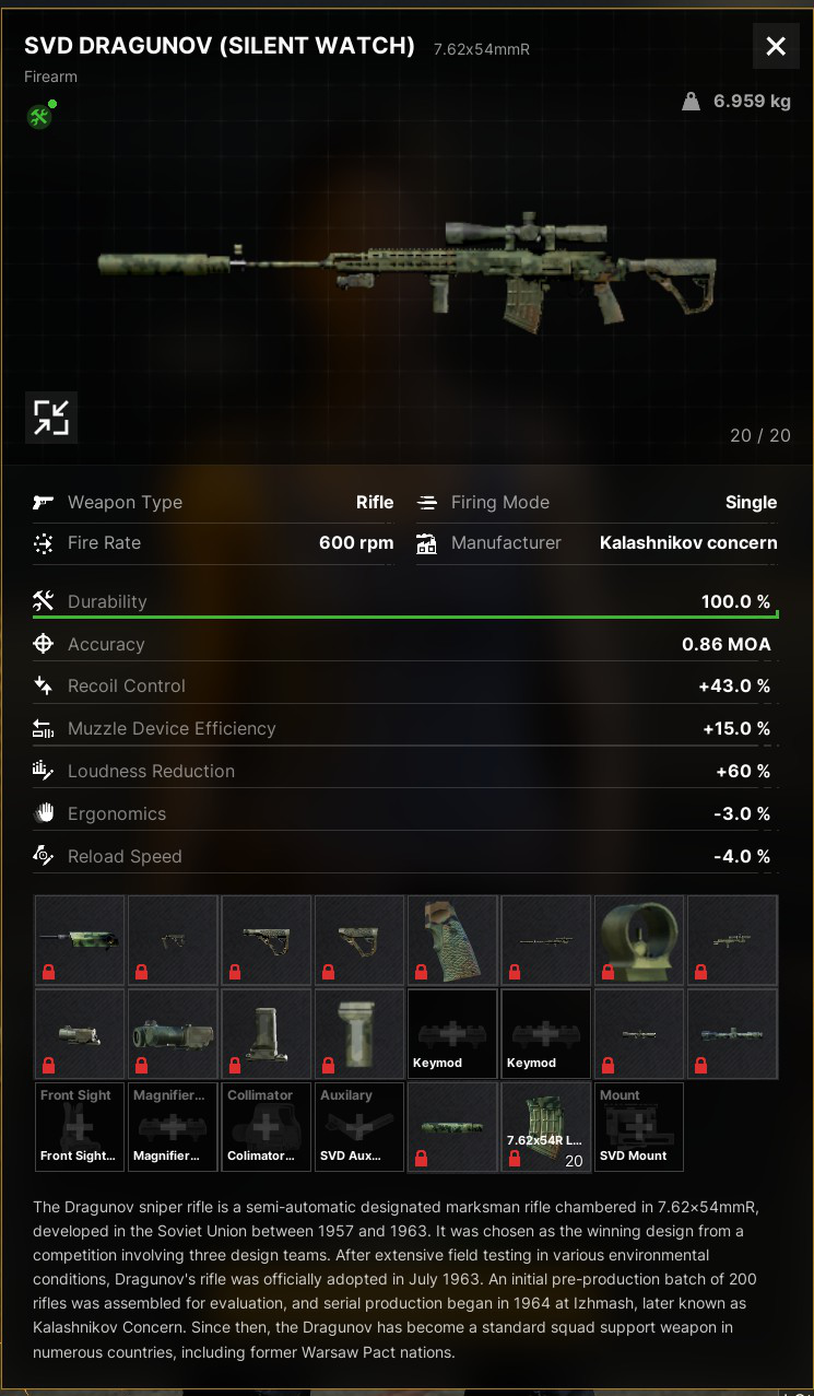 SVD Dragunov Silent Watch