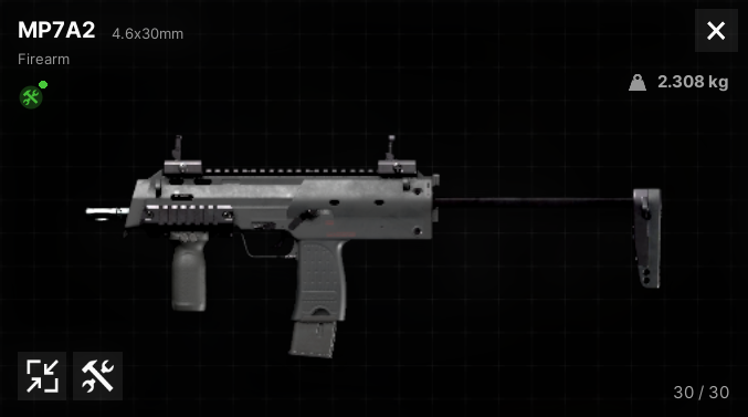 MP7A2 Submachine Gun